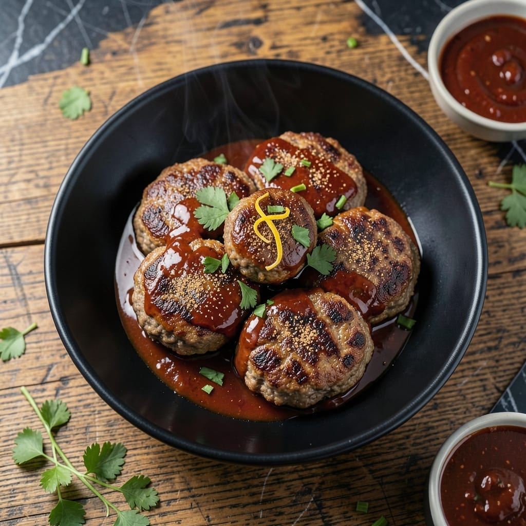 Barbecue Beef Patties Recipe: Grill-Mastered Smoky Juiciness