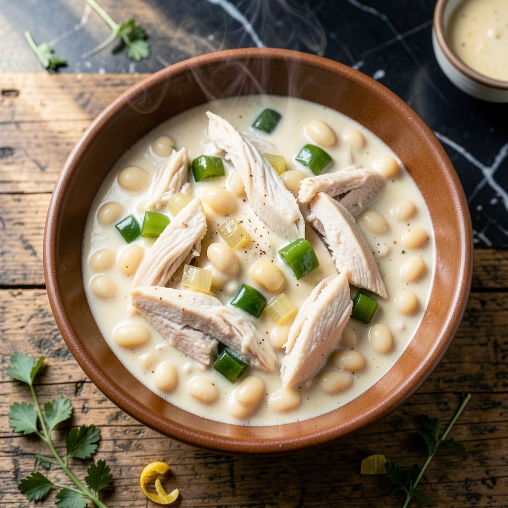 White Chicken Chili Recipe With Cream Cheese: Velvety Spiced Warmth in One Pot