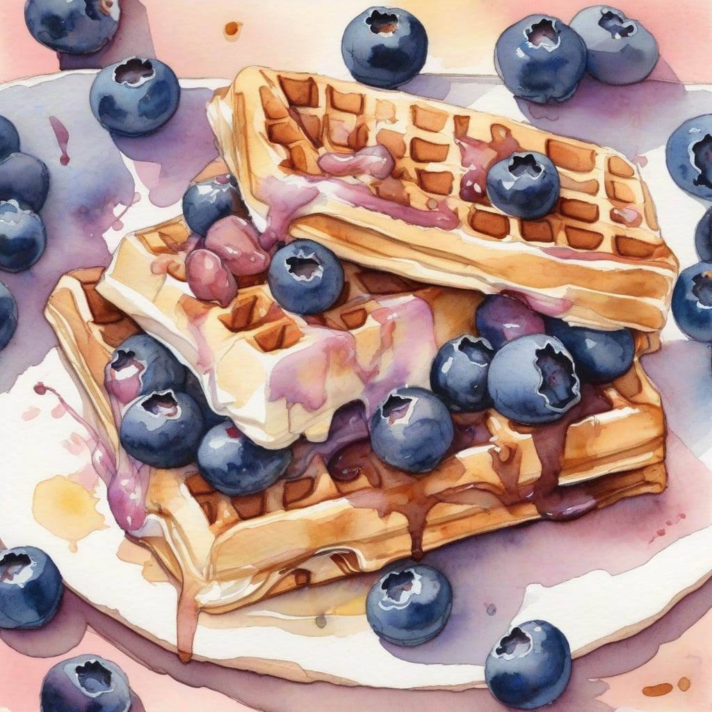 waffle house blueberry nougat recipe