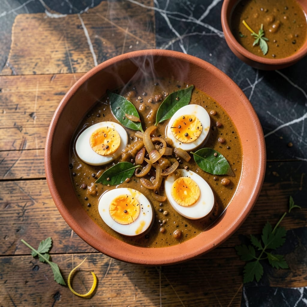 Egg Curry Recipe Hebbar's Kitchen: South Indian Spiced Coconut Gravy