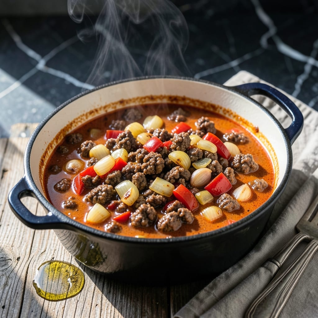 Goulash Recipe One Pot: Hearty Paprika-Spiced Stew for Busy Nights
