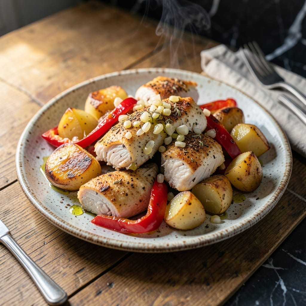 Leftover Chicken And Potatoes Recipe: One-Pan Savory Reinvention