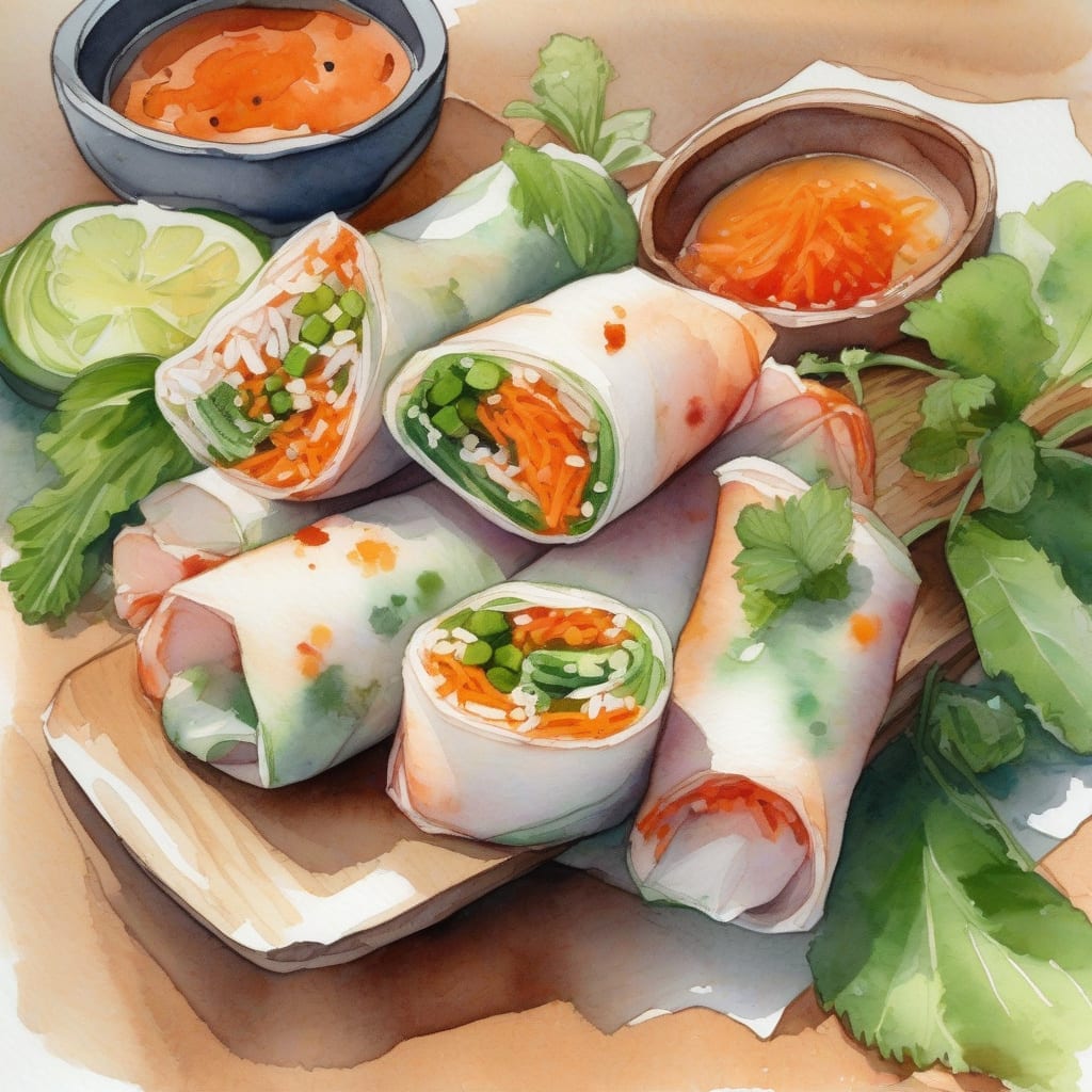 easy spring rolls recipe