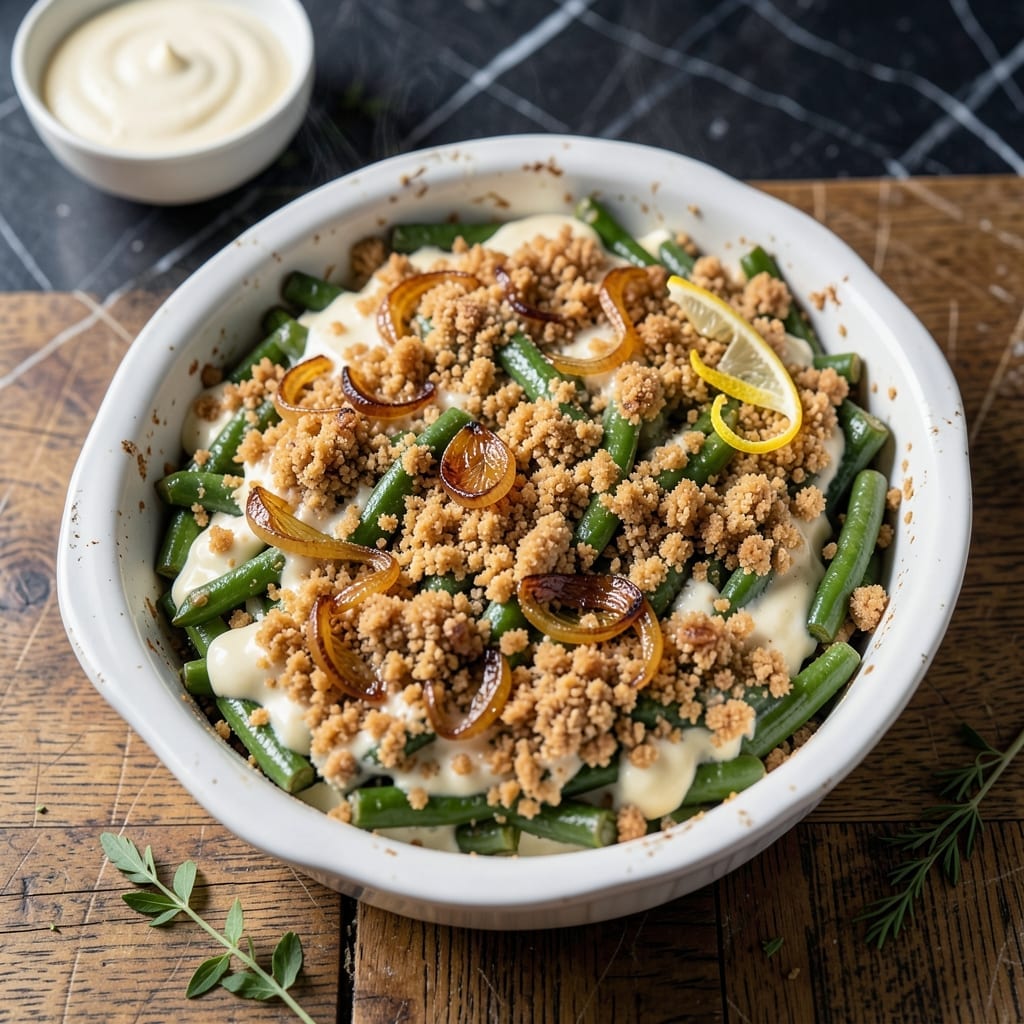 Ina Garten Green Bean Casserole Recipe: Crispy Onion Topping With Creamy Sauce