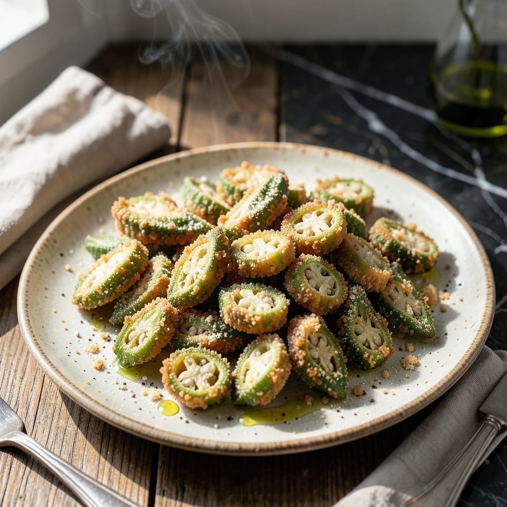 Fried Okra Recipe With Flour: Crispy Southern Bites in Minutes Fried Okra Recipe With Flour: Crispy Southern Bites in Minutes
