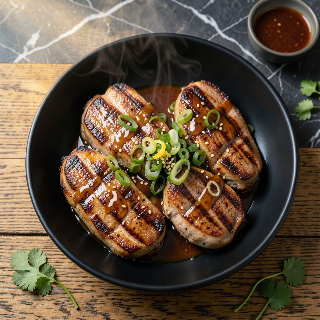 Grilled Teriyaki Pork Chops Recipe: Glazed and Juicy Off the Grill