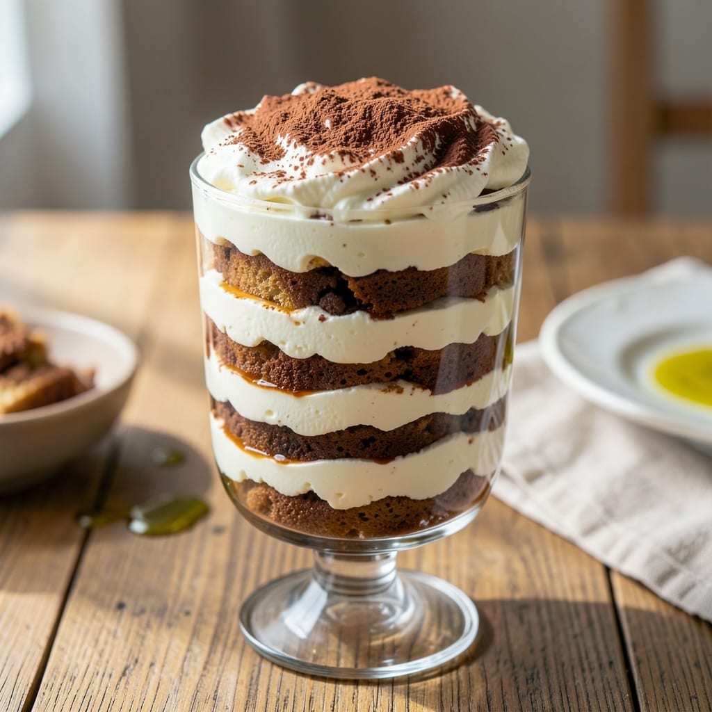 Italian Tiramisu Recipe Without Eggs: Light and Airy Coffee-Infused Layers