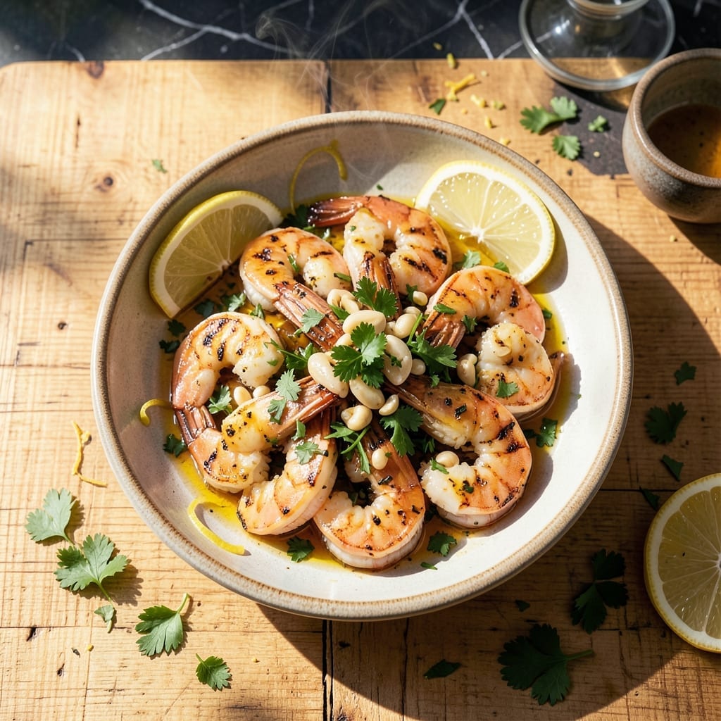 Grilled Garlic and Herb Shrimp Recipe: Charred Aroma With Zesty Finish