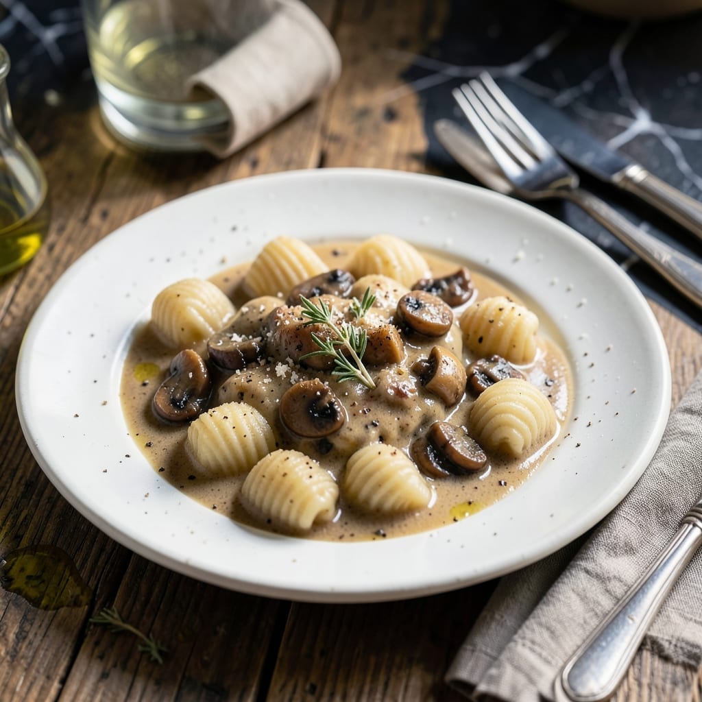 Gnocchi Recipe With Mushroom Cream Sauce: Pillowy Dumplings in Earthy Cream