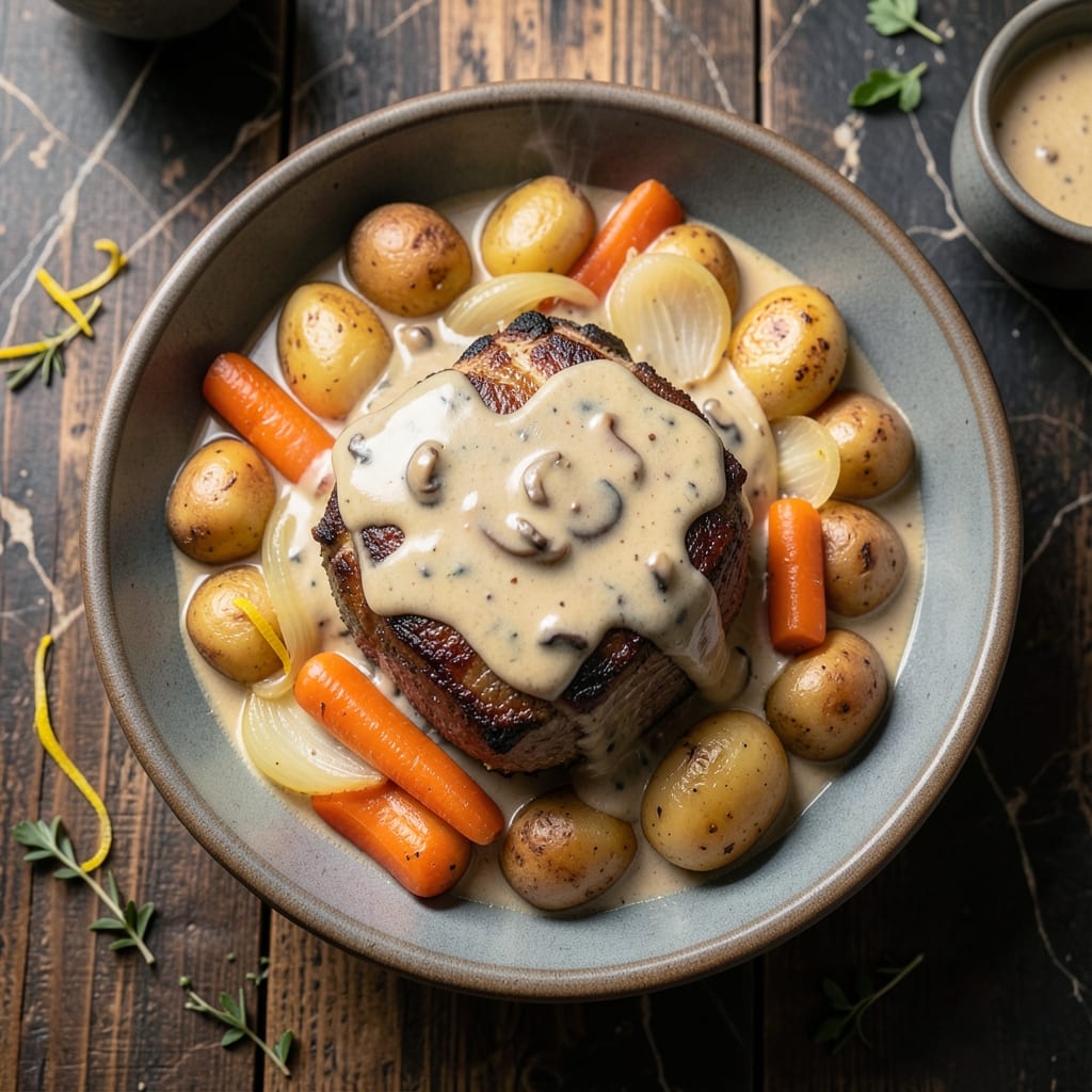Instant Pot Pot Roast Recipe With Cream Of Mushroom Soup: Umami-Rich Gravy in Half the Time