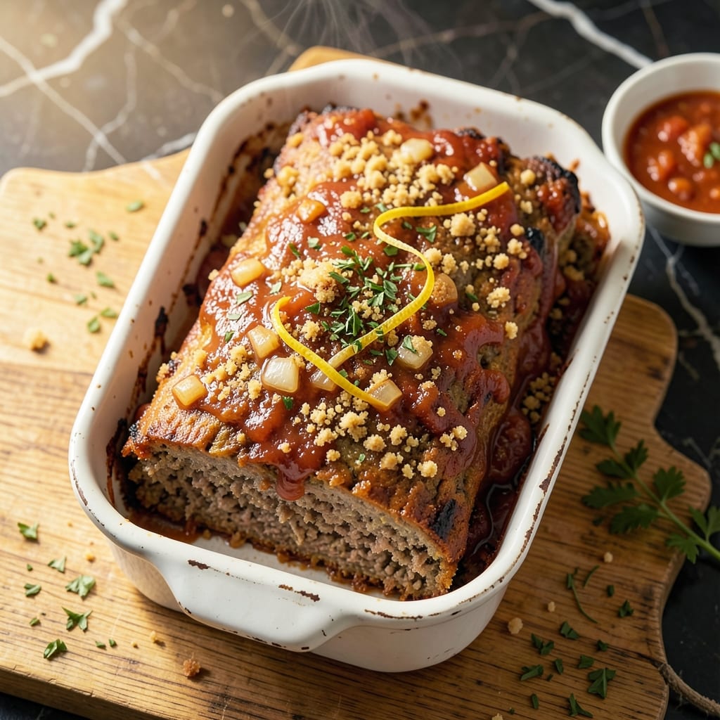 Old Fashioned Meatloaf Recipe With Bread Crumbs: Grandma's Secret Moist Texture Old Fashioned Meatloaf Recipe With Bread Crumbs: Grandma's Secret Moist Texture