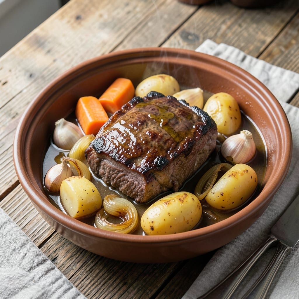 Recipe For Crockpot Pot Roast With Vegetables: Melt-In-Your-Mouth Slow Cooked Feast