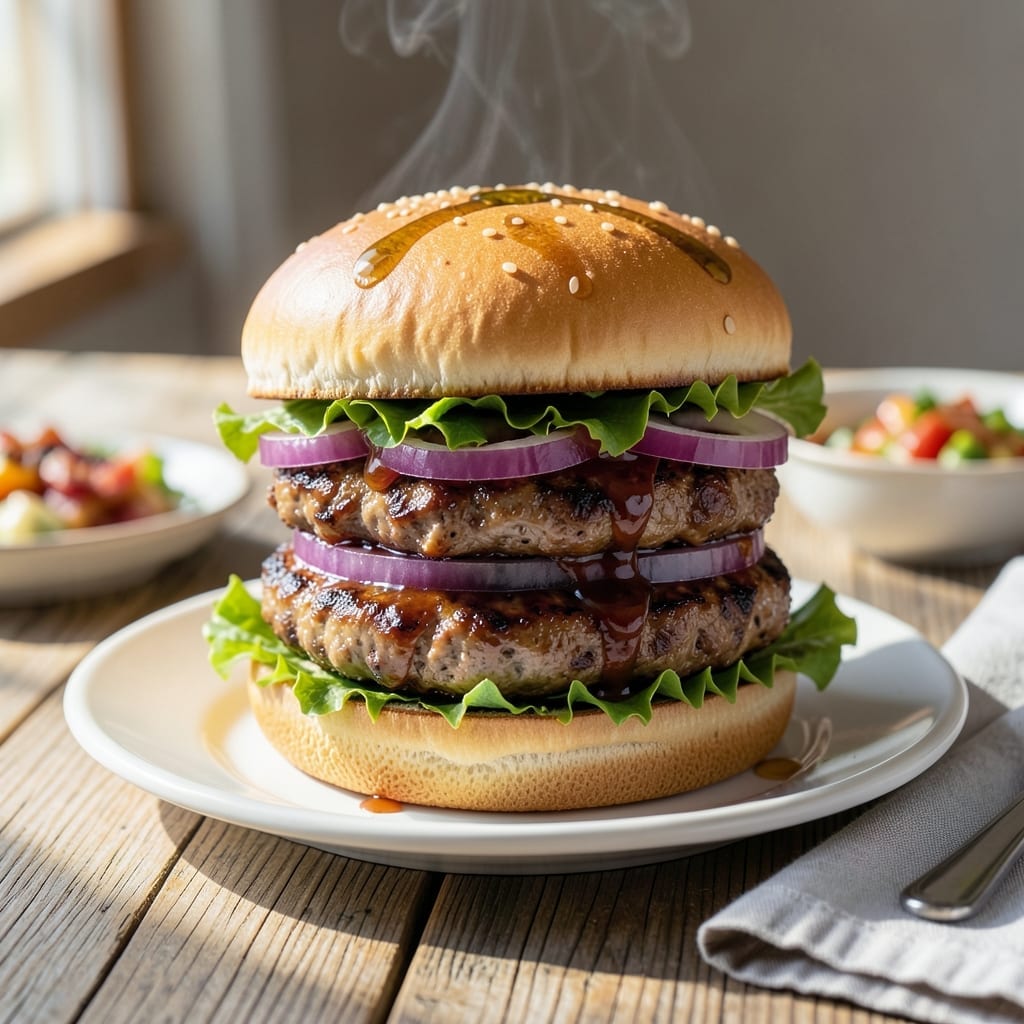 Barbecue Turkey Burger Recipe: Smoky Char With Juicy Bites