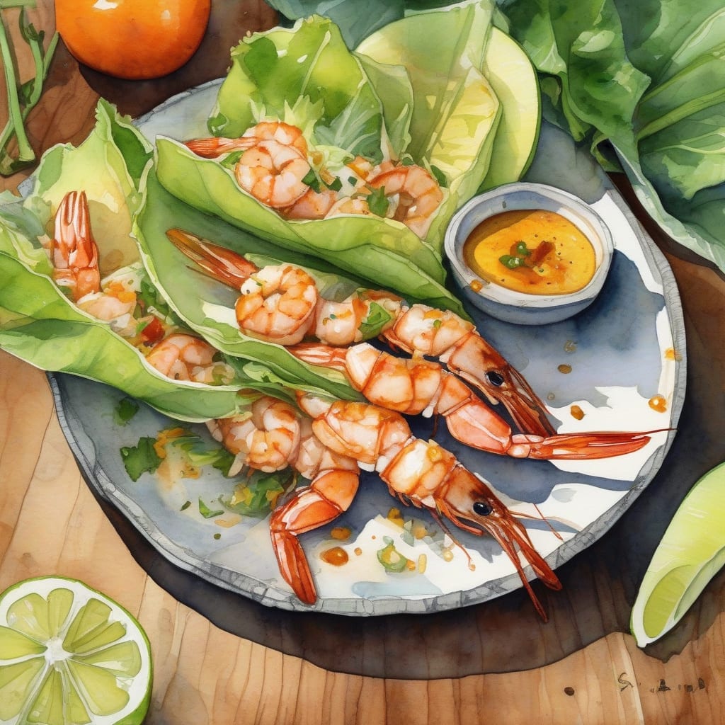 grilled shrimp wrap recipe