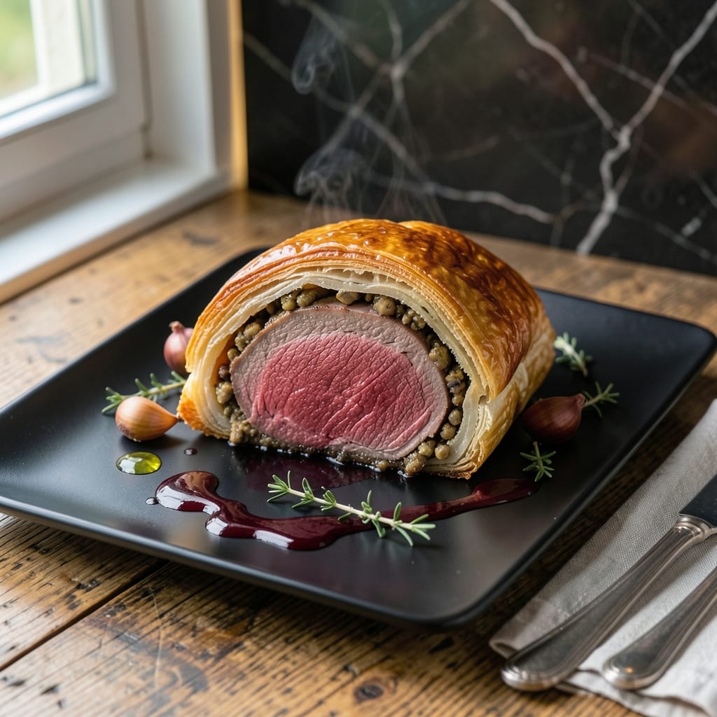 Recipe For Beef Wellington Using Puff Pastry: Flaky Layers With Mushroom Duxelles
