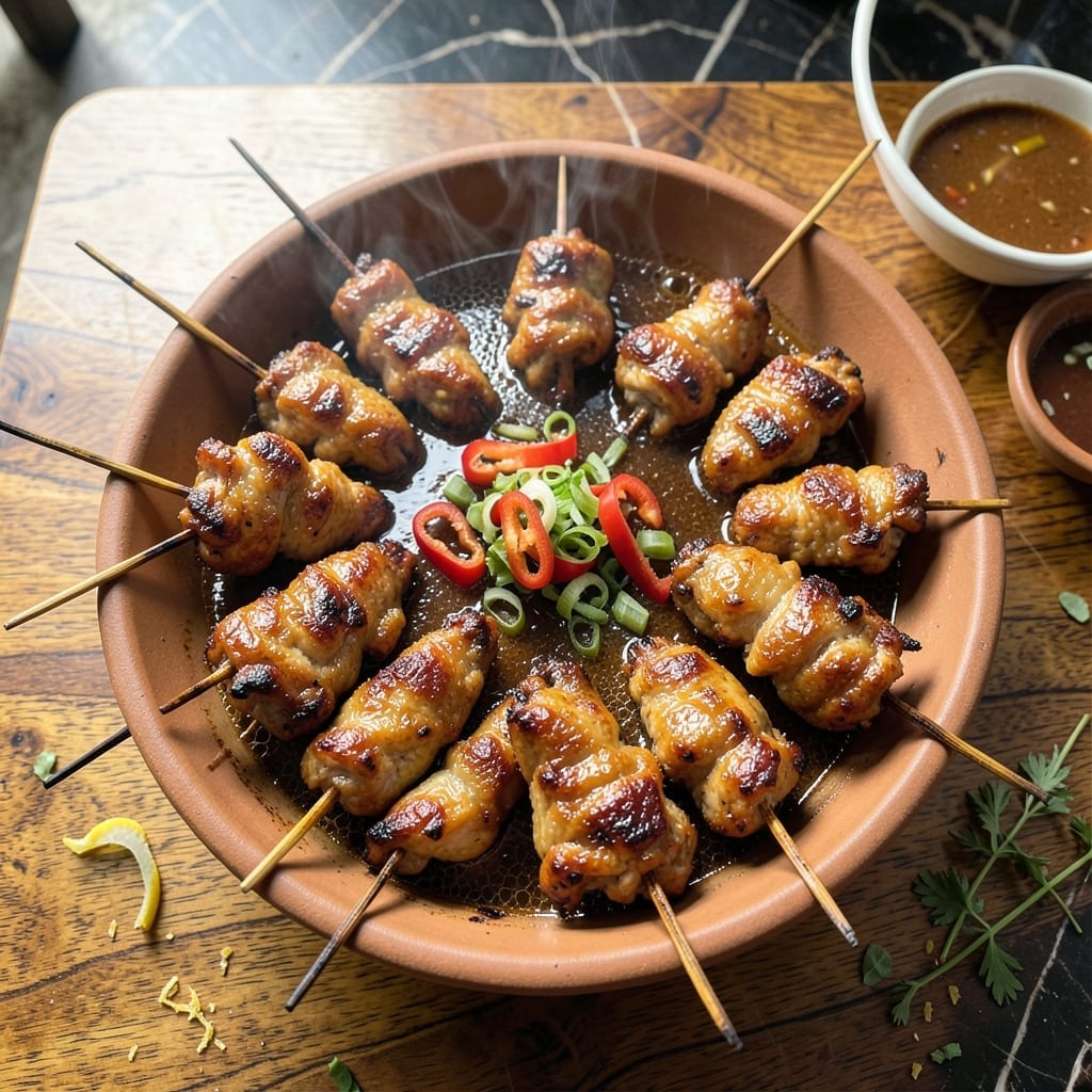 Filipino Chicken Barbecue Recipe: Skewered and Glazed to Perfection