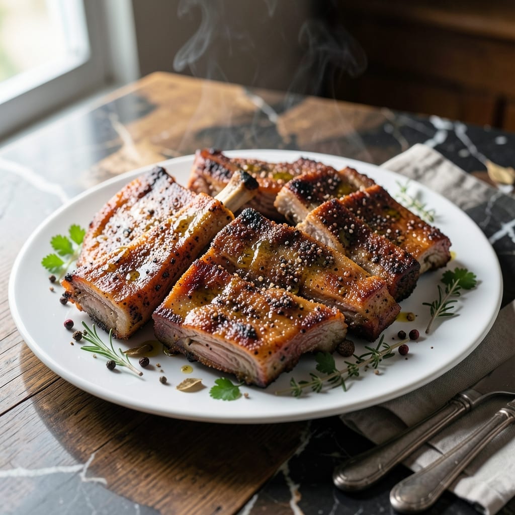 Houston's Ribs Recipe: Smoky Sweetness With a Sticky Glaze