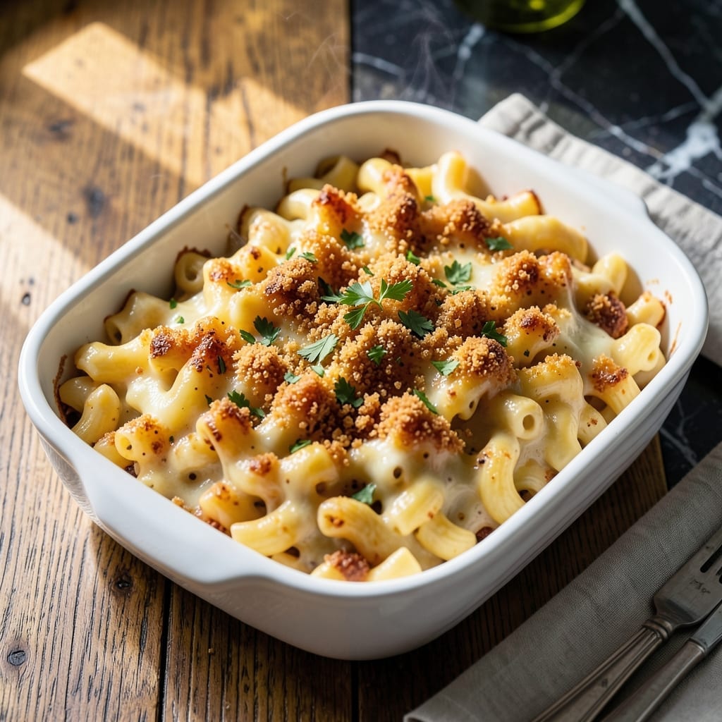 Mac and Cheese Recipe With Panko Crumbs: Buttery Crunch Topped Creaminess