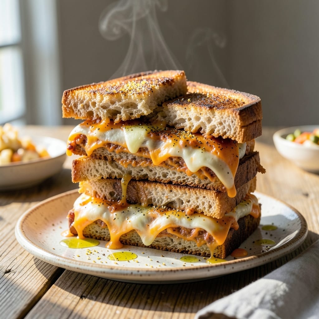 Vegan Grilled Cheese Sandwich Recipe: Golden Crusts With Dairy-Free Melt