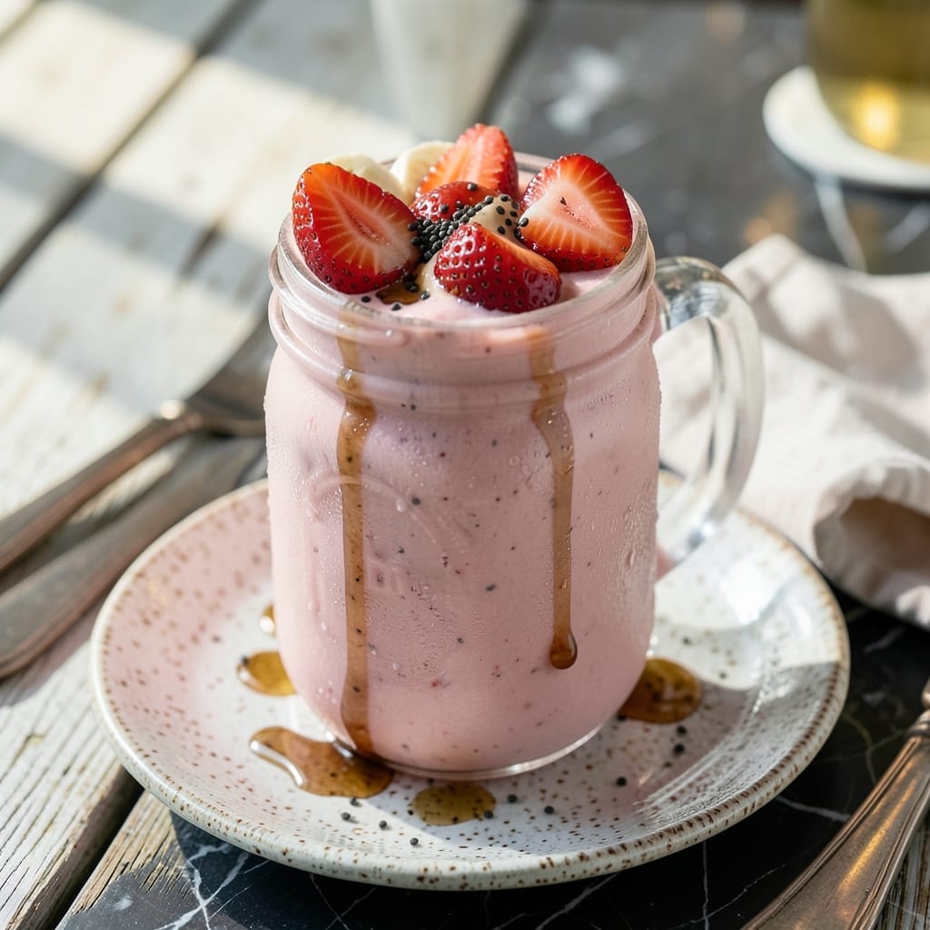 Strawberry Smoothie Recipe Without Yogurt: Naturally Sweet and Silky Sip