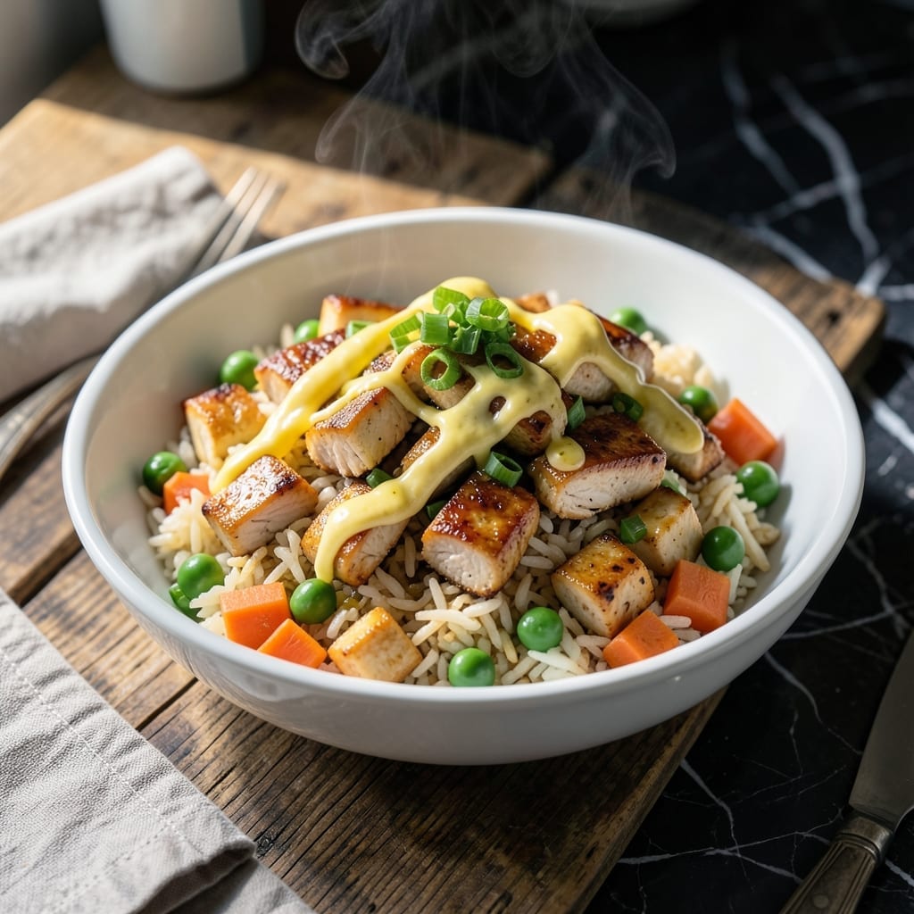Recipe For Chicken Fried Rice With Egg And Vegetables: Wok-Tossed Savory Bites