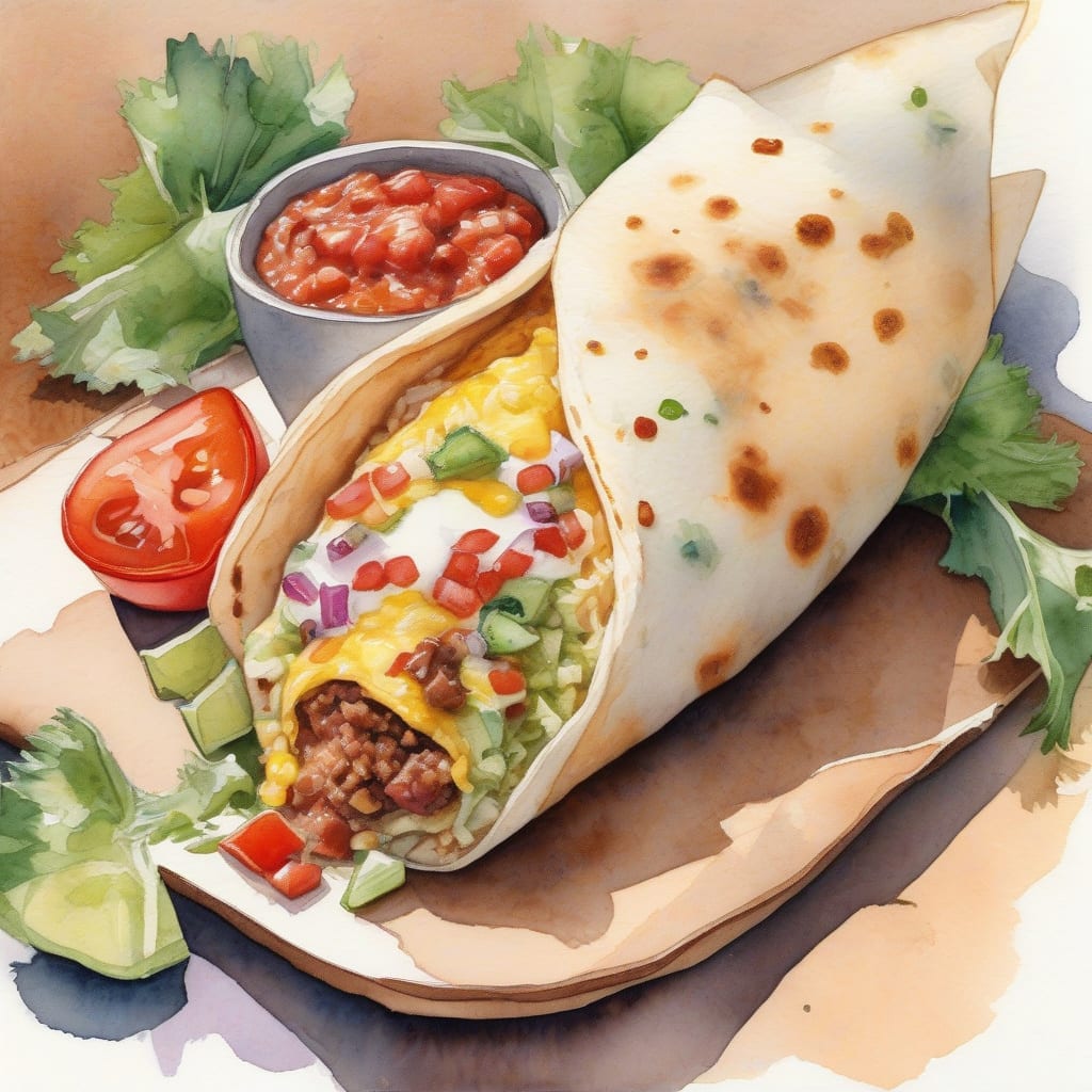 santiago's breakfast burrito recipe