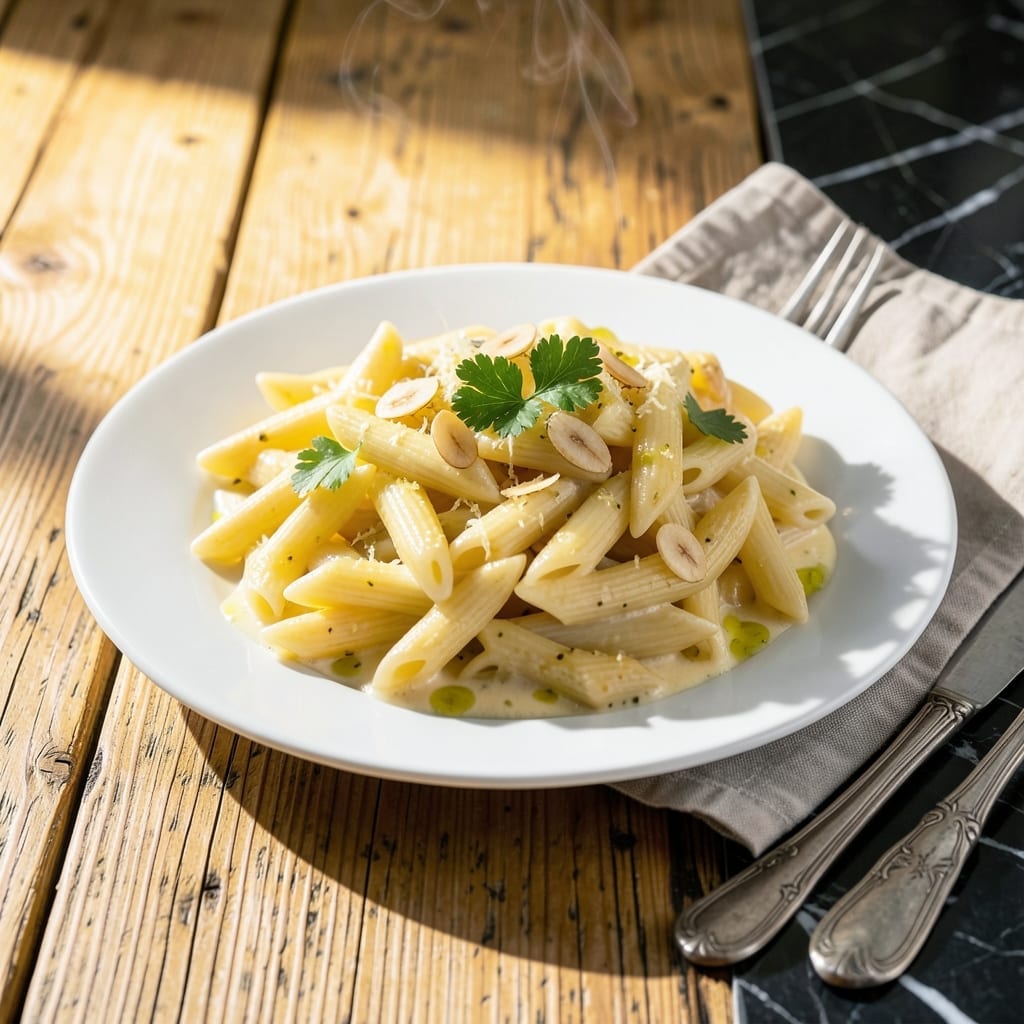 Kona Grill Lemon Garlic Penne Recipe: Zesty Citrus and Herb-Infused Pasta