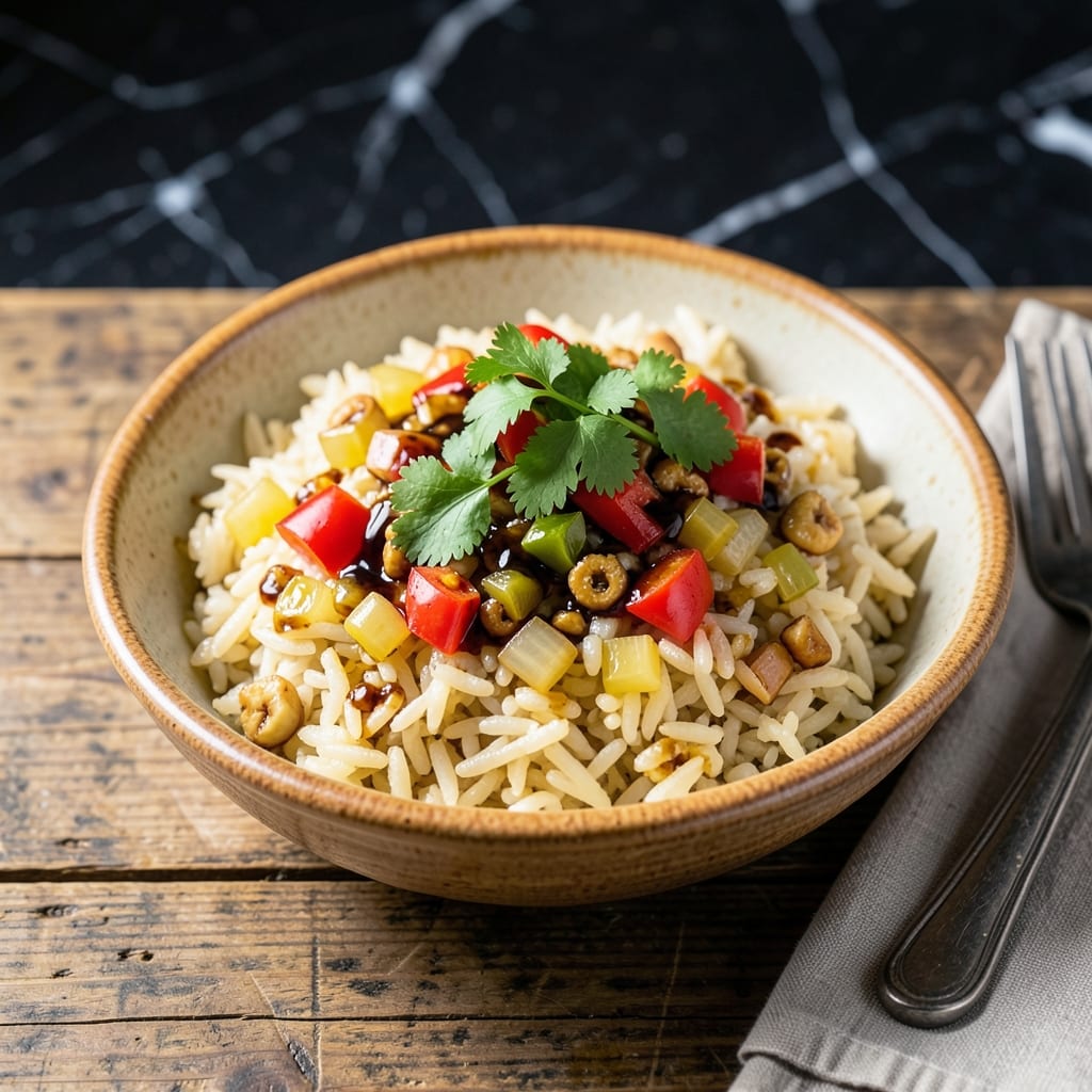 Garlic Rice Recipe Food Fusion: Savory Asian-Latin Blend