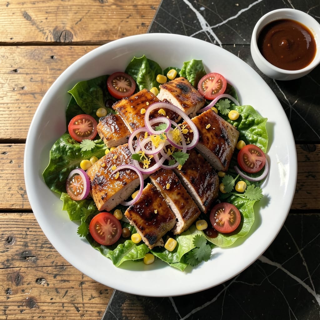 California Pizza Kitchen Barbecue Chicken Salad Recipe: Smoky Sweetness With Crunchy Greens