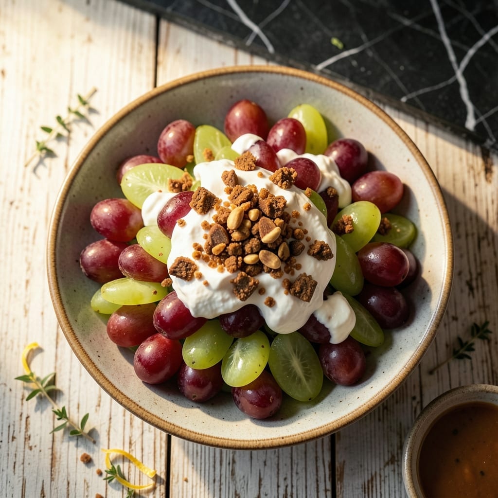 Grape Salad Recipe With Butterfingers: Sweet Creamy Crunch in Every Bite
