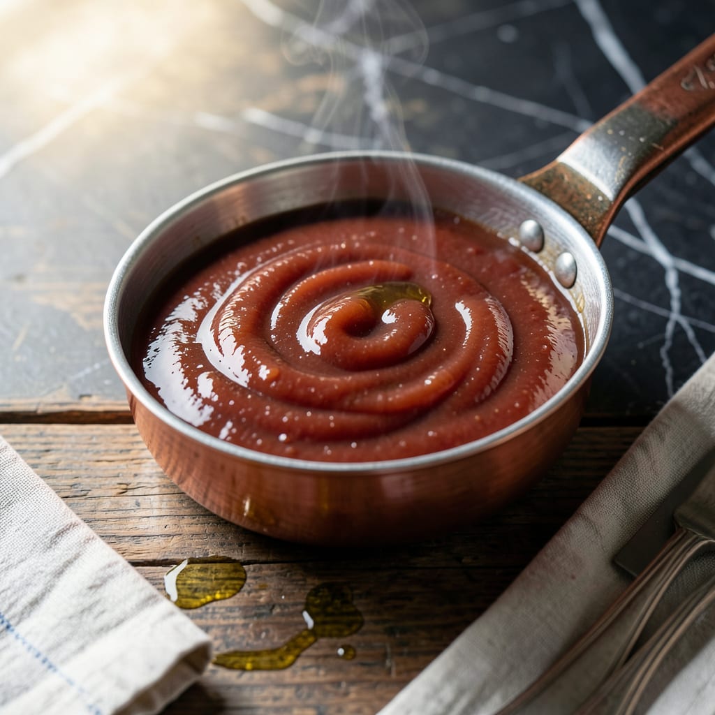 2 Ingredient BBQ Sauce Recipe: Tangy Depth Without the Fuss example with annotations