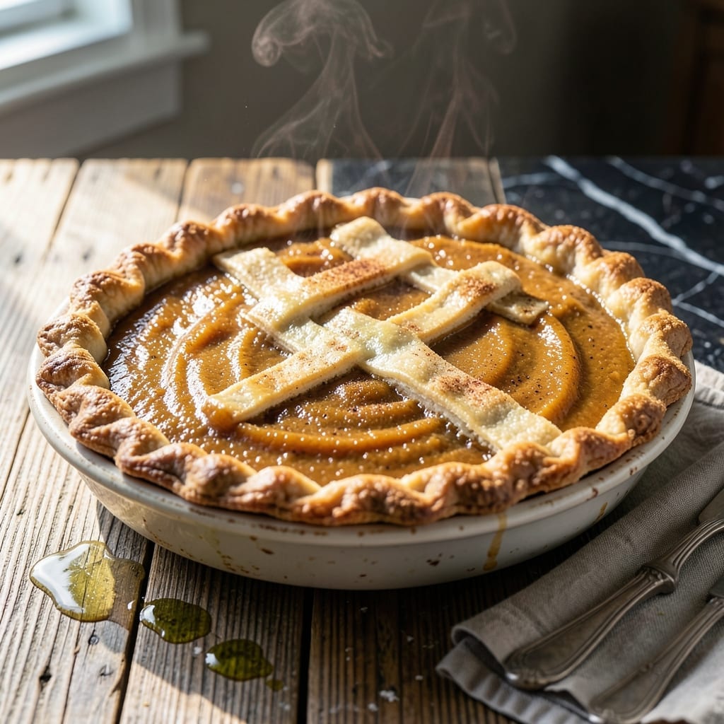 Pumpkin Pie Recipe From Scratch: Homemade Spiced Custard in Flaky Crust