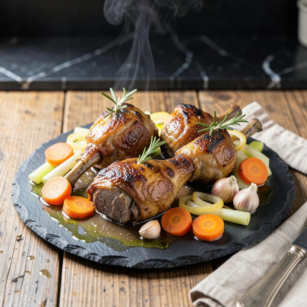 Lamb Shank Slow Cooker Recipe Without Wine: Tender Meat with Herb-Infused Depth