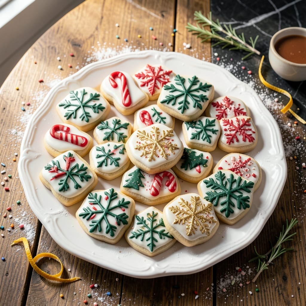 Christmas Sugar Cookies With Royal Icing Recipe Therecipestory: Festive Shapes and Smooth Decorating