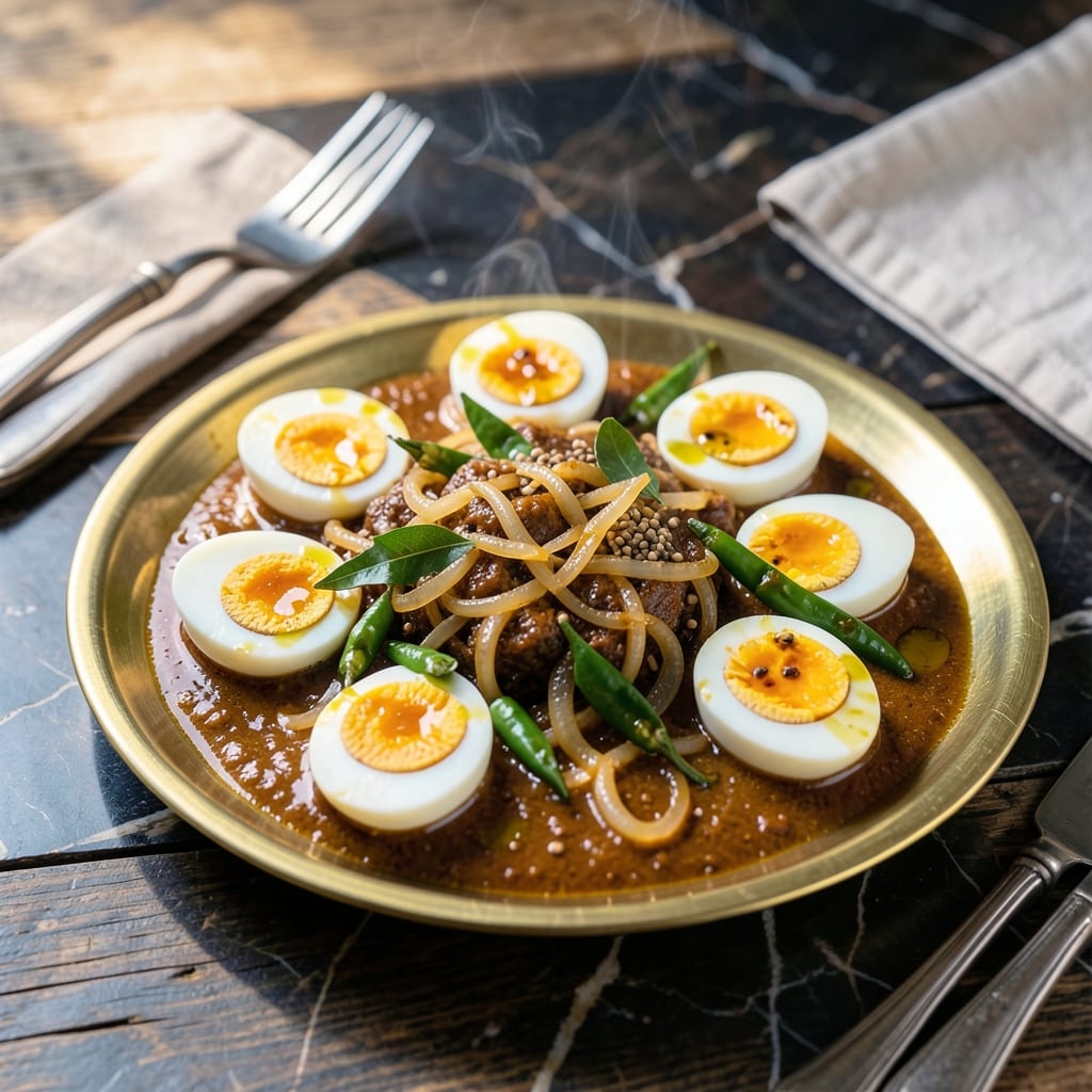 Mutta Roast Recipe Kerala Style: Eggs in Coconut-Spiced Gravy Mutta Roast Recipe Kerala Style: Eggs in Coconut-Spiced Gravy