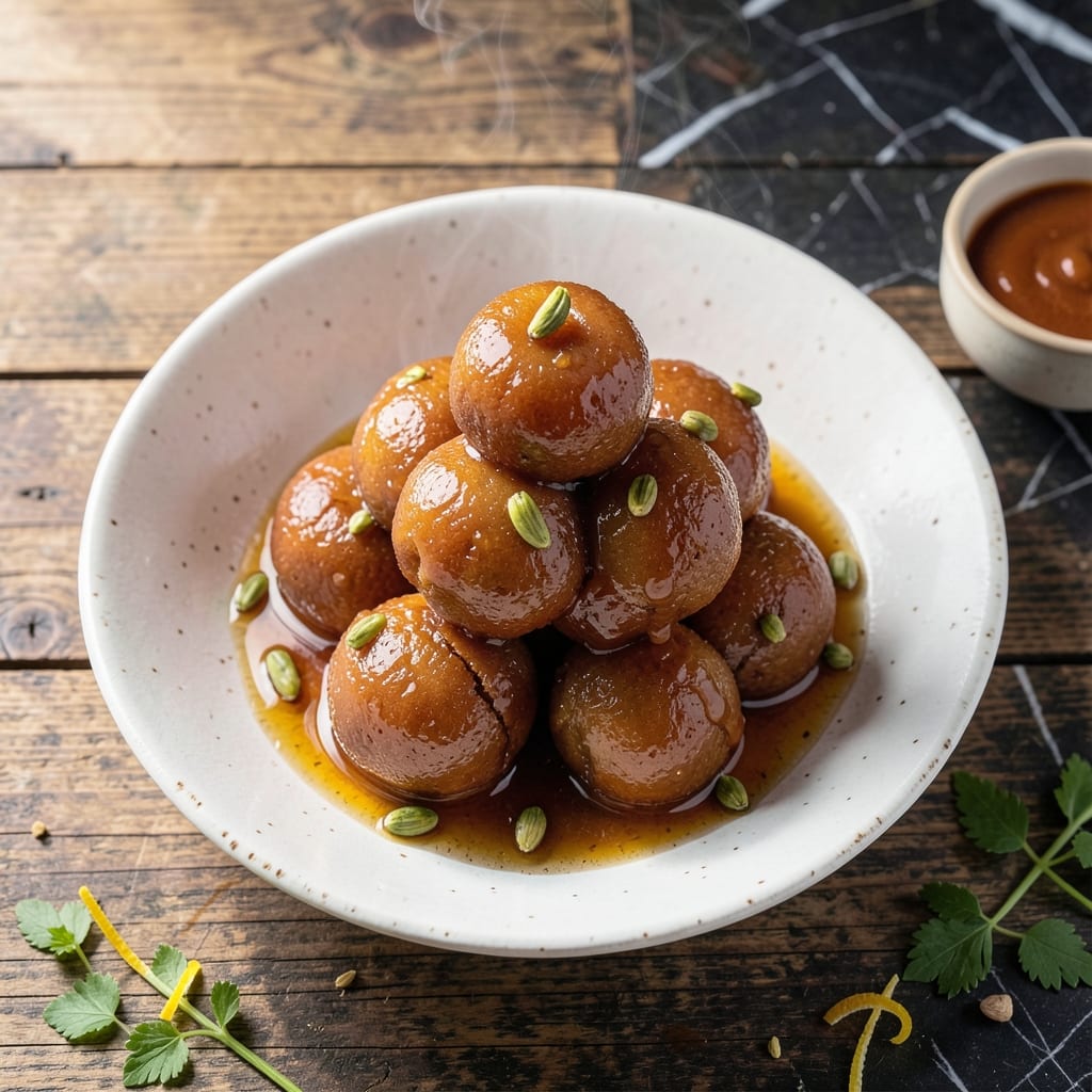 Gulab Jamun Recipe: Syrup-Soaked Dumplings With Rose Aroma