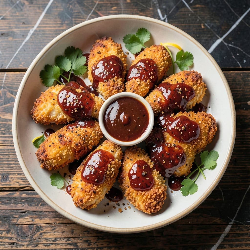 Chicken Tenders Barbecue Sauce Recipe: Crispy Bites With Smoky Dip