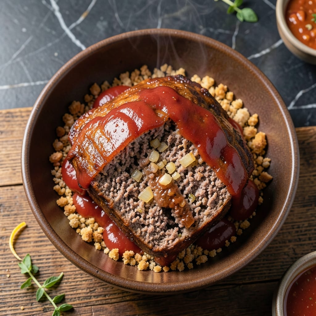 Meatloaf Recipe 1 Pound Beef: Moist Center With Savory Herb Crust