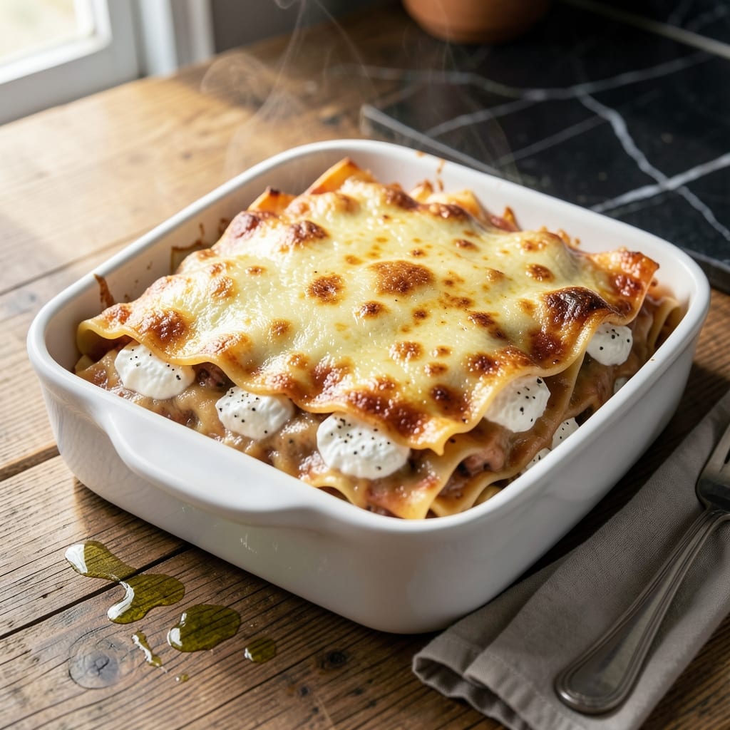 Lasagna Recipe No Red Sauce: Creamy White Sauce Layers of Comfort