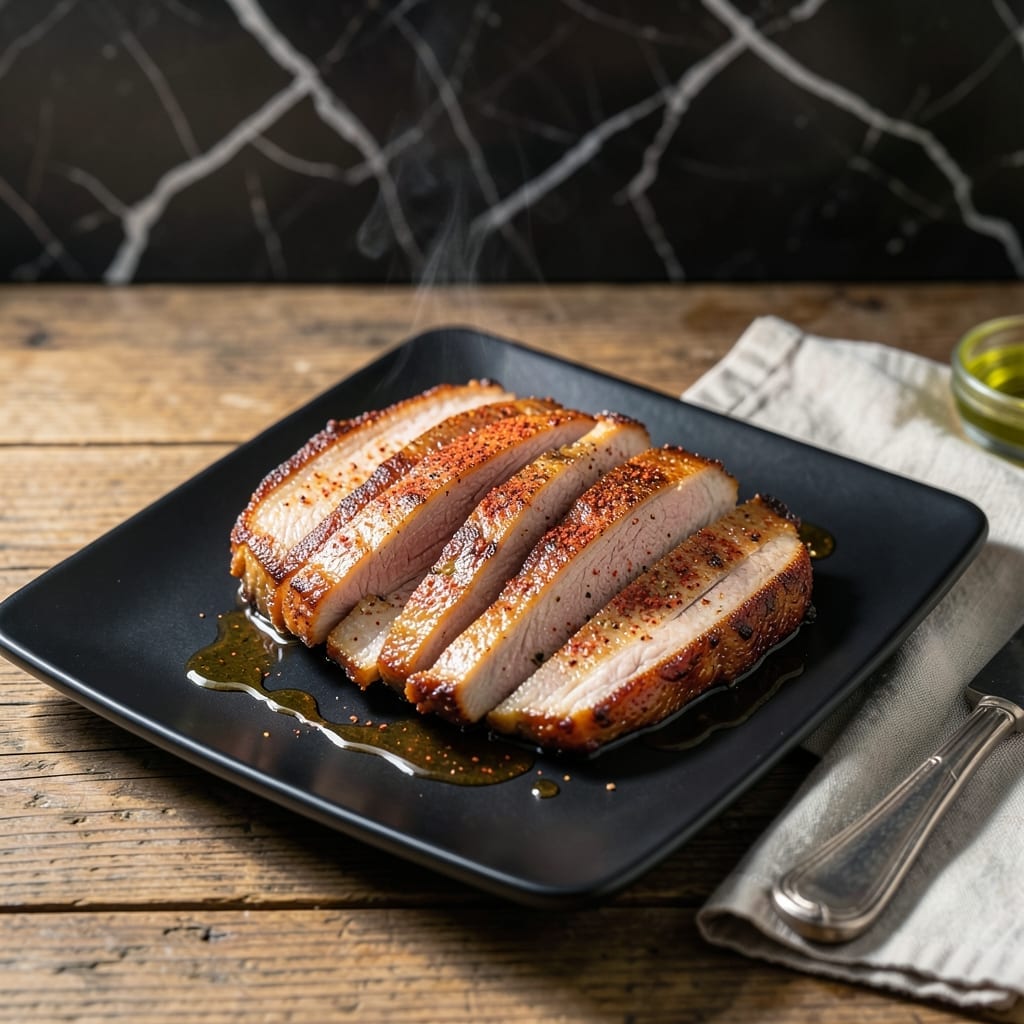 Pork Belly Steak Recipe: Crispy Fat Cap and Succulent Slices