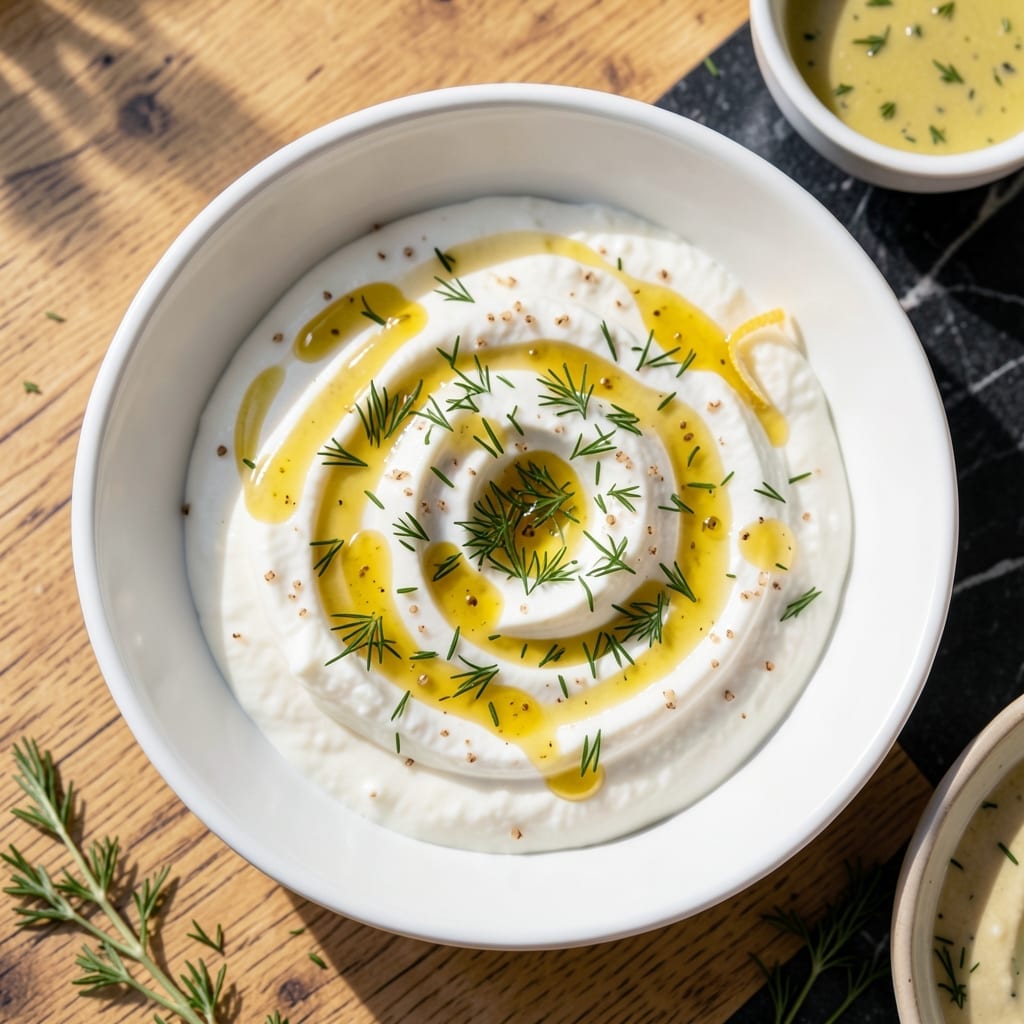 Tzatziki Sauce Recipe Without Cucumber: Tangy Yogurt Dip With Garlic and Dill