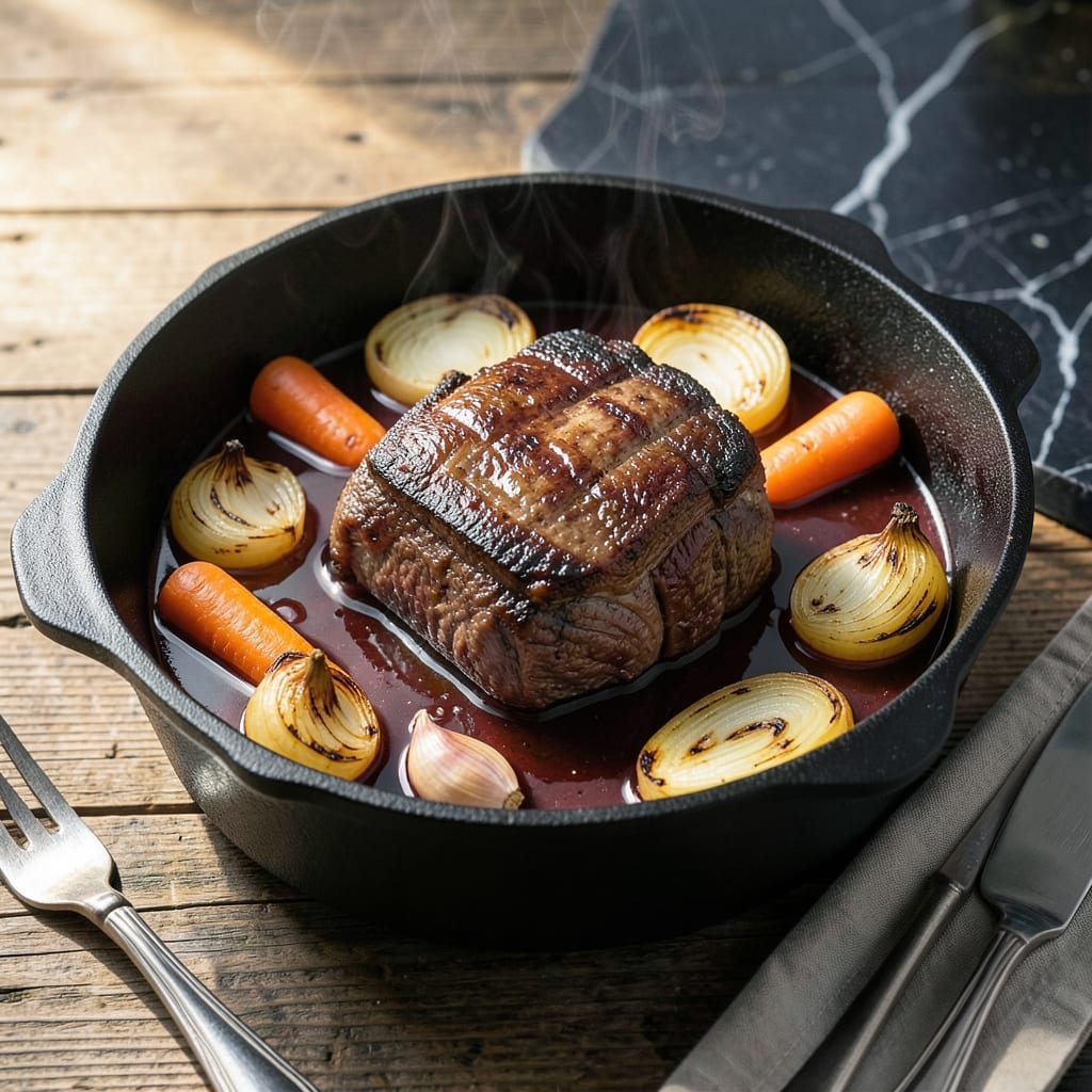 Pot Roast Recipe No Potatoes: Slow-Braised Beef With Carrots and Onions