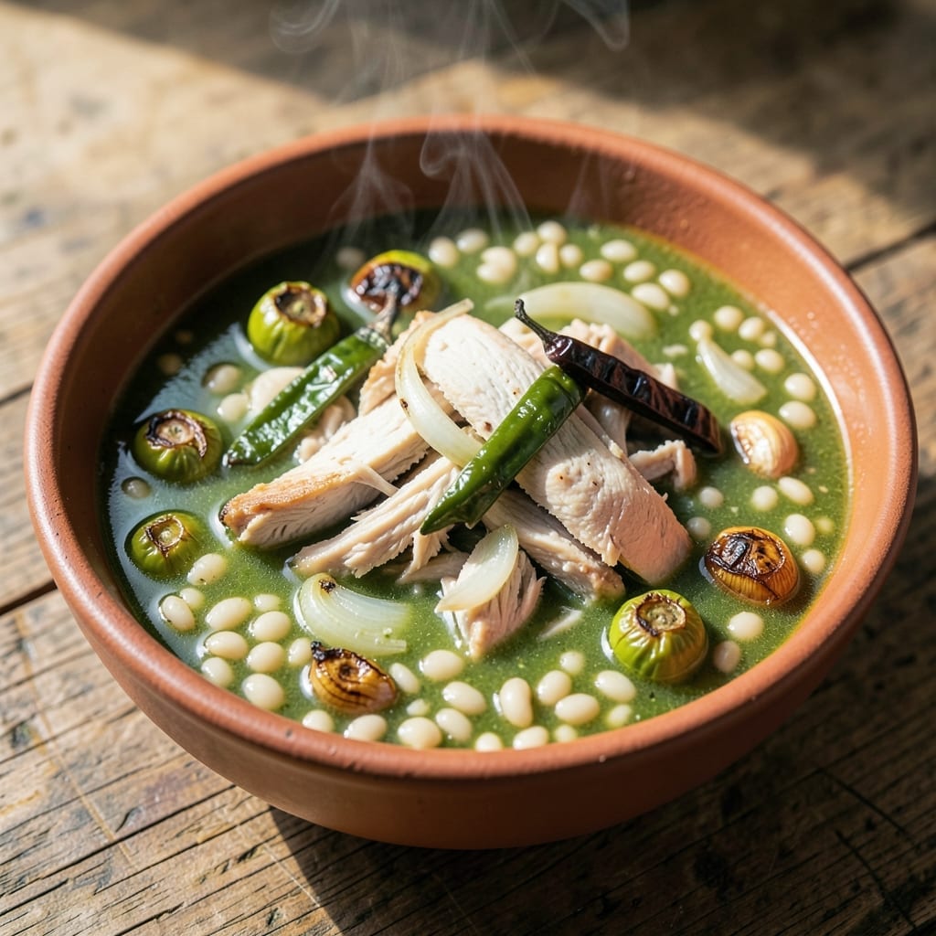 Green Chicken Pozole Recipe Slow Cooker: Hands-Off Spiced Mexican Comfort
