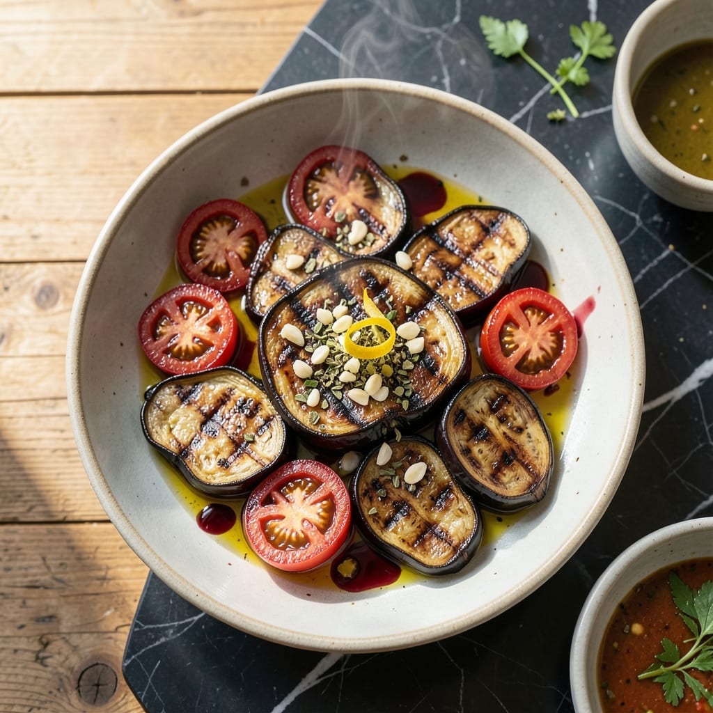 Grilled Eggplant And Tomato Recipe: Charred Veggies With Mediterranean Flair