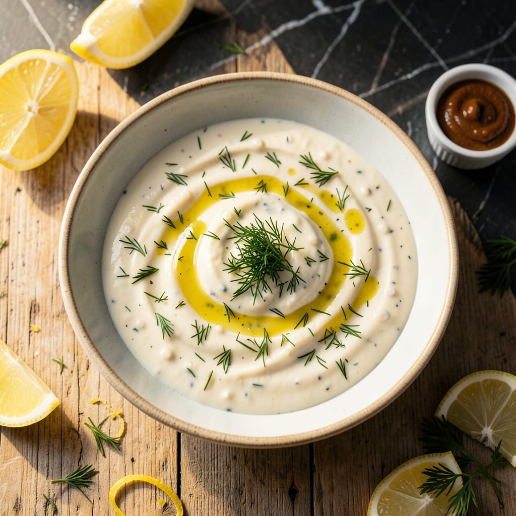 Lemon Dill Sauce Recipe for Fish: Bright Citrus-Herb Emulsion