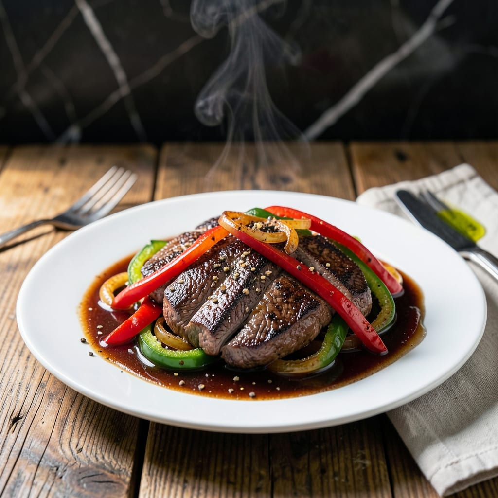 Old Fashioned Pepper Steak Recipe Slow Cooker: Tender Beef in Rich Gravy