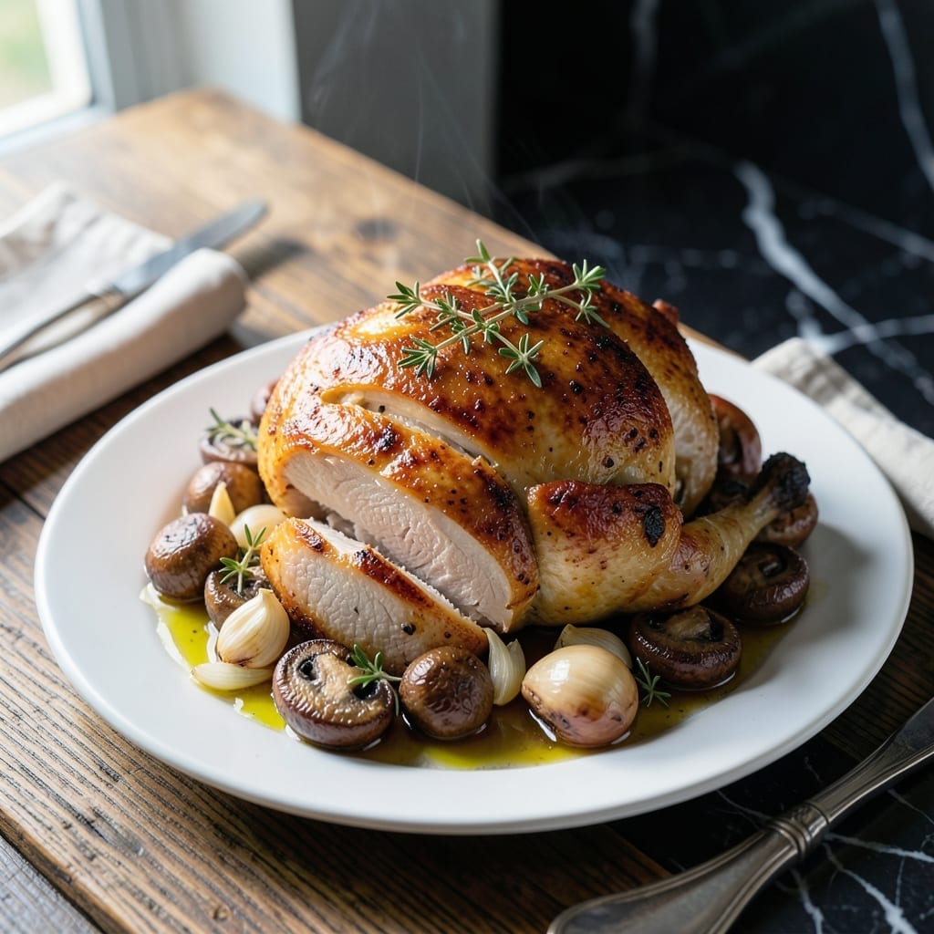 Rotisserie Chicken Mushroom Recipe: Savory Umami Blend in One Pan