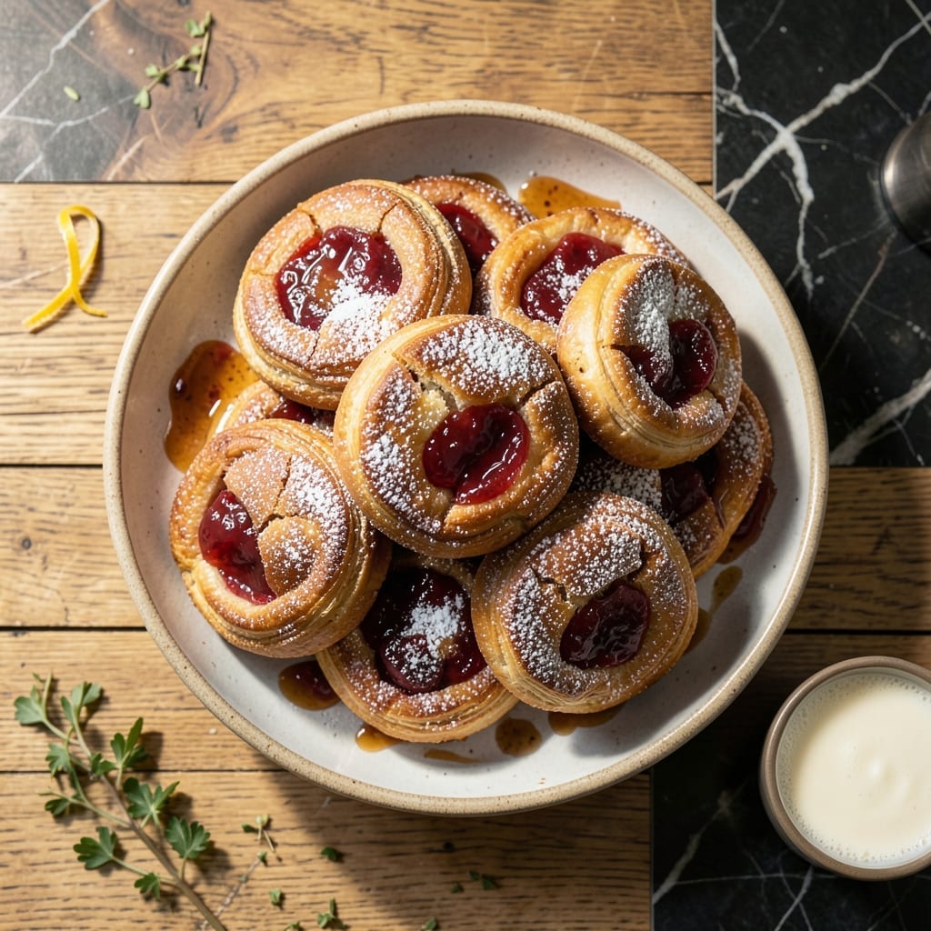 Bismark Recipe: Fluffy Dough with Sweet Jam Filling