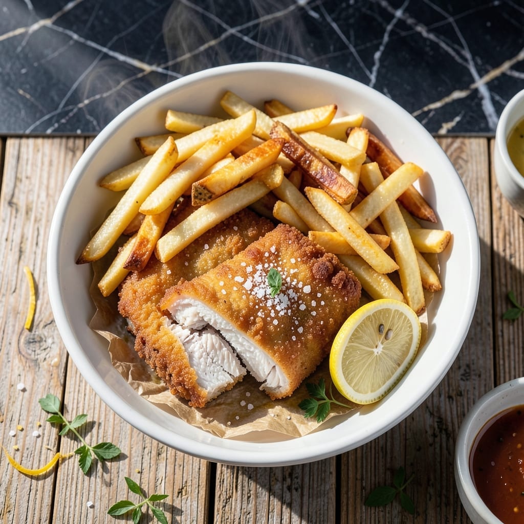 H Salt Fish and Chips Recipe: Crispy Battered Perfection H Salt Fish and Chips Recipe: Crispy Battered Perfection