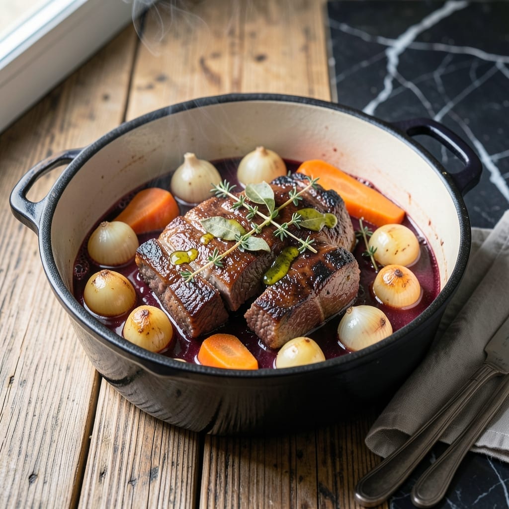 Julia Beef Bourguignon Recipe Slow Cooker: Hands-Free French Bistro Classic
